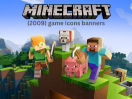 minecraft (2009) game icons banners