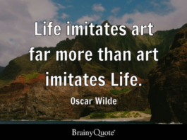 life imitates art